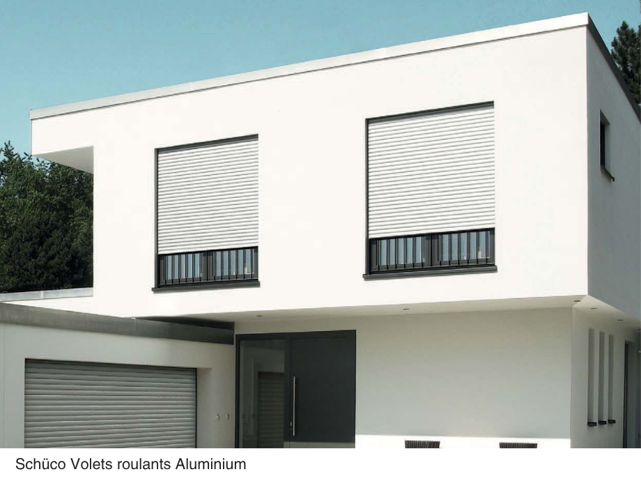 Volet roulant aluminium ROMA PURO 2 bloc-baie PUR mousse dure isolation thermique, distribué par GREMMEL Alsace