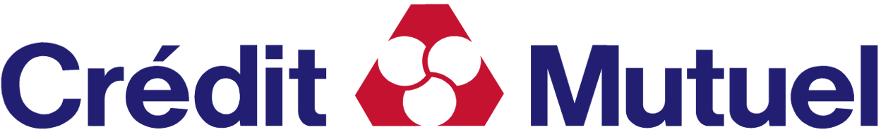 Logo Crédit Mutuel, groupe bancaire client de J.Gremmel en Alsace