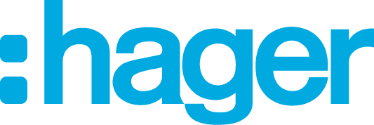 Logo Hager, industriel d'Obernai client de la menuiserie aluminium J.Gremmel