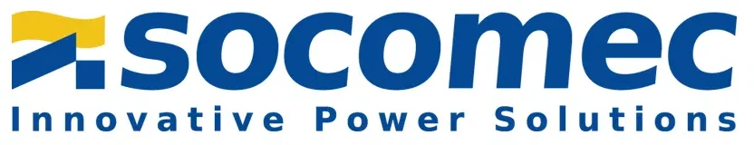 Logo Socomec, industriel alsacien client de la menuiserie aluminium J.Gremmel